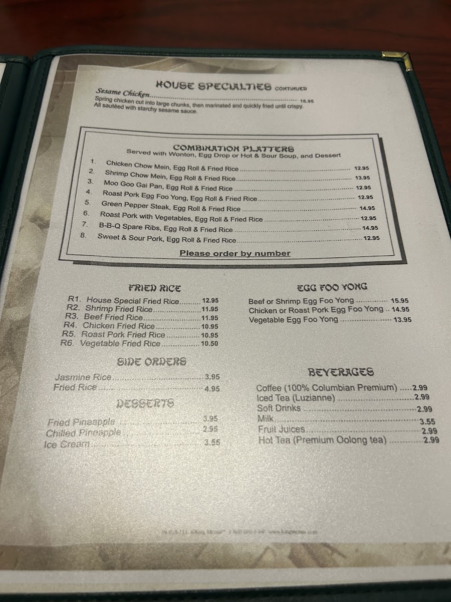 Szechuan Palace Menu - Image 3